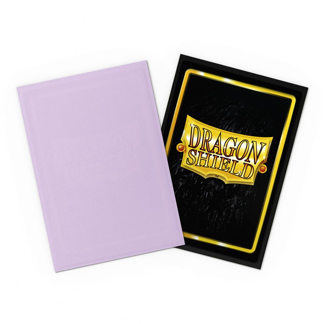 Dragon Shield AT-15141 Card Sleeves - Clear Front Matte Black Back, 60 Count