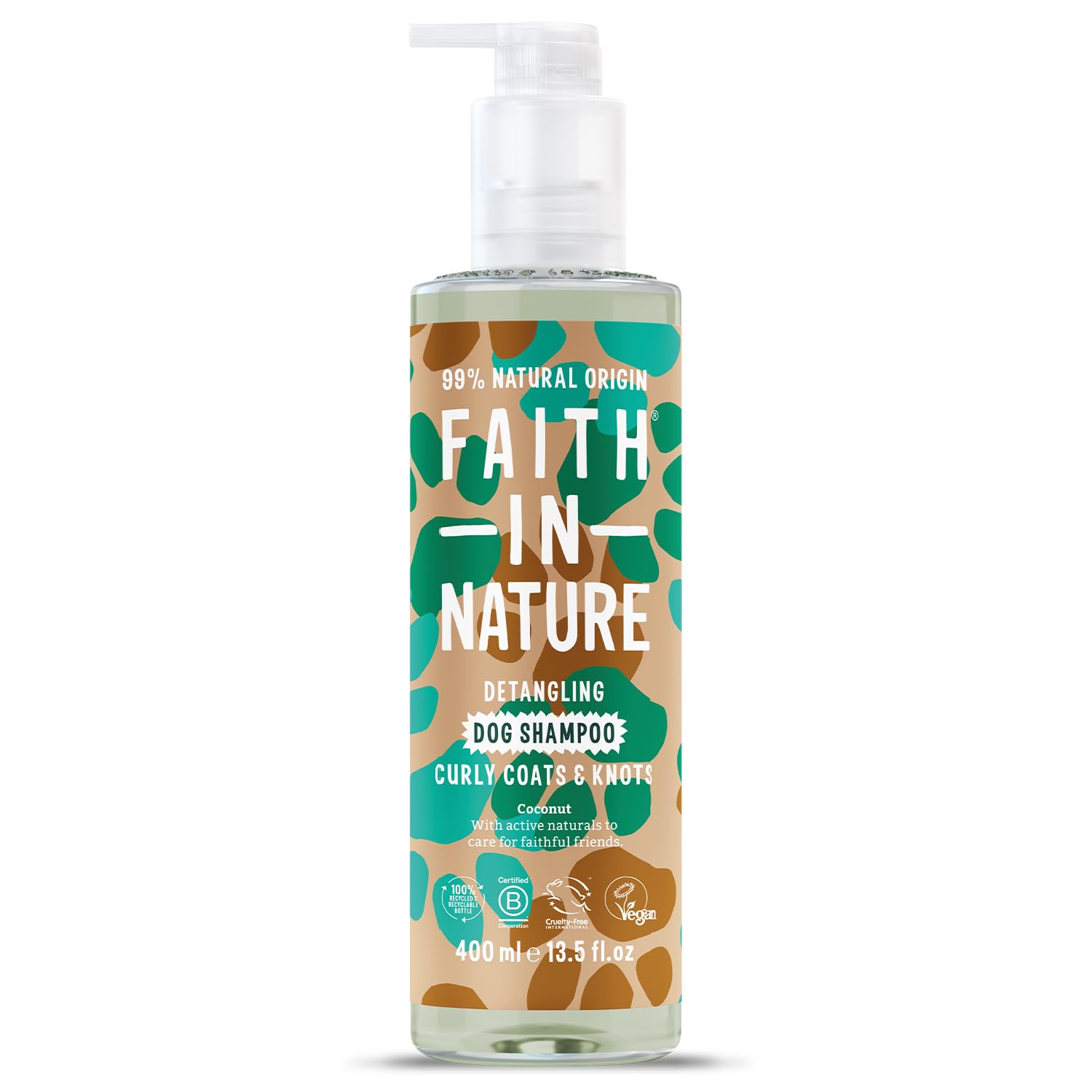 FAITH IN NATURE Coconut Dog Shampoo - pH-Balanced, Vegan & Cruelty-Free | 400ml