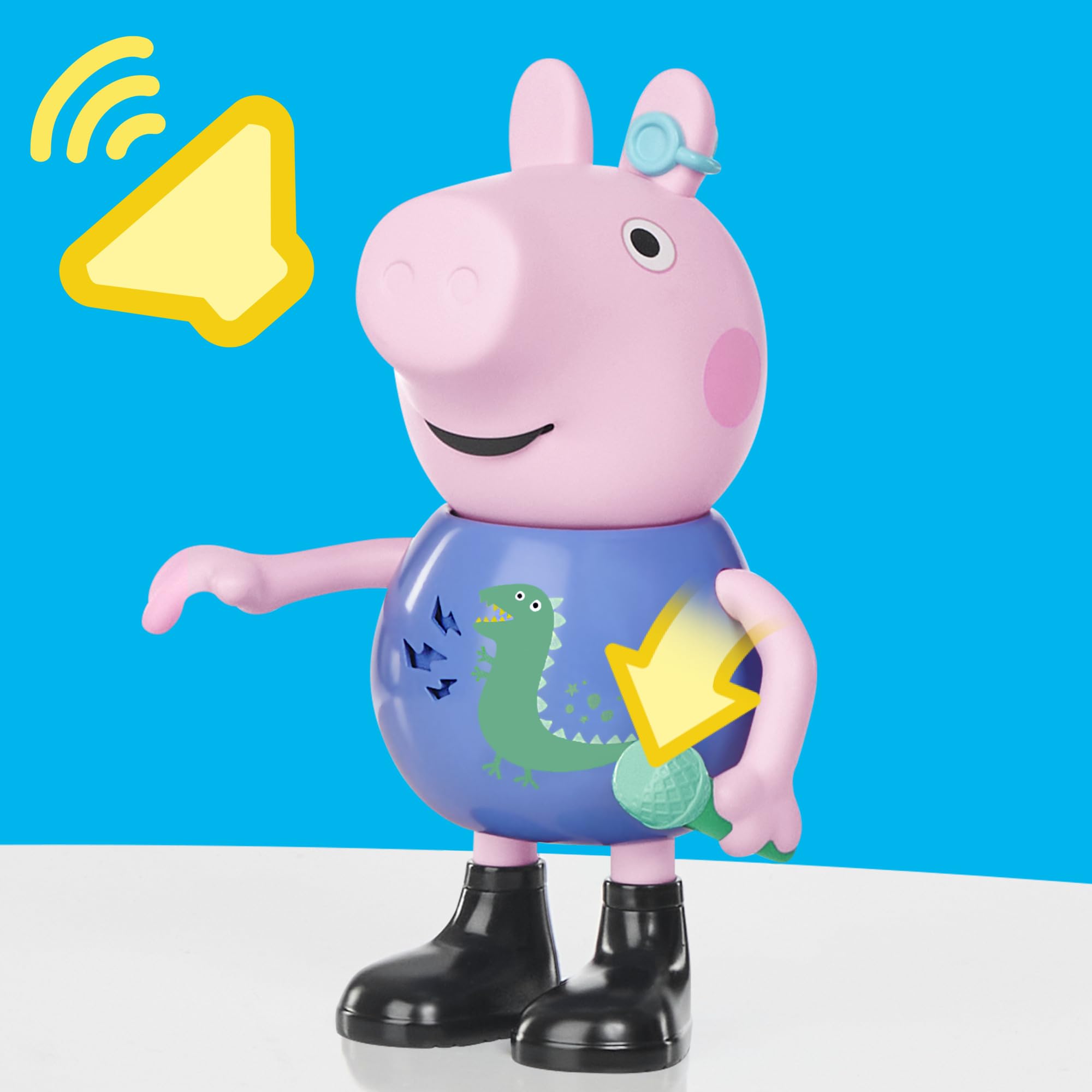 Peppa Pig Joke & Sing George 20-cm Figure - 50+ Sounds & Songs | Ages 3+ 3