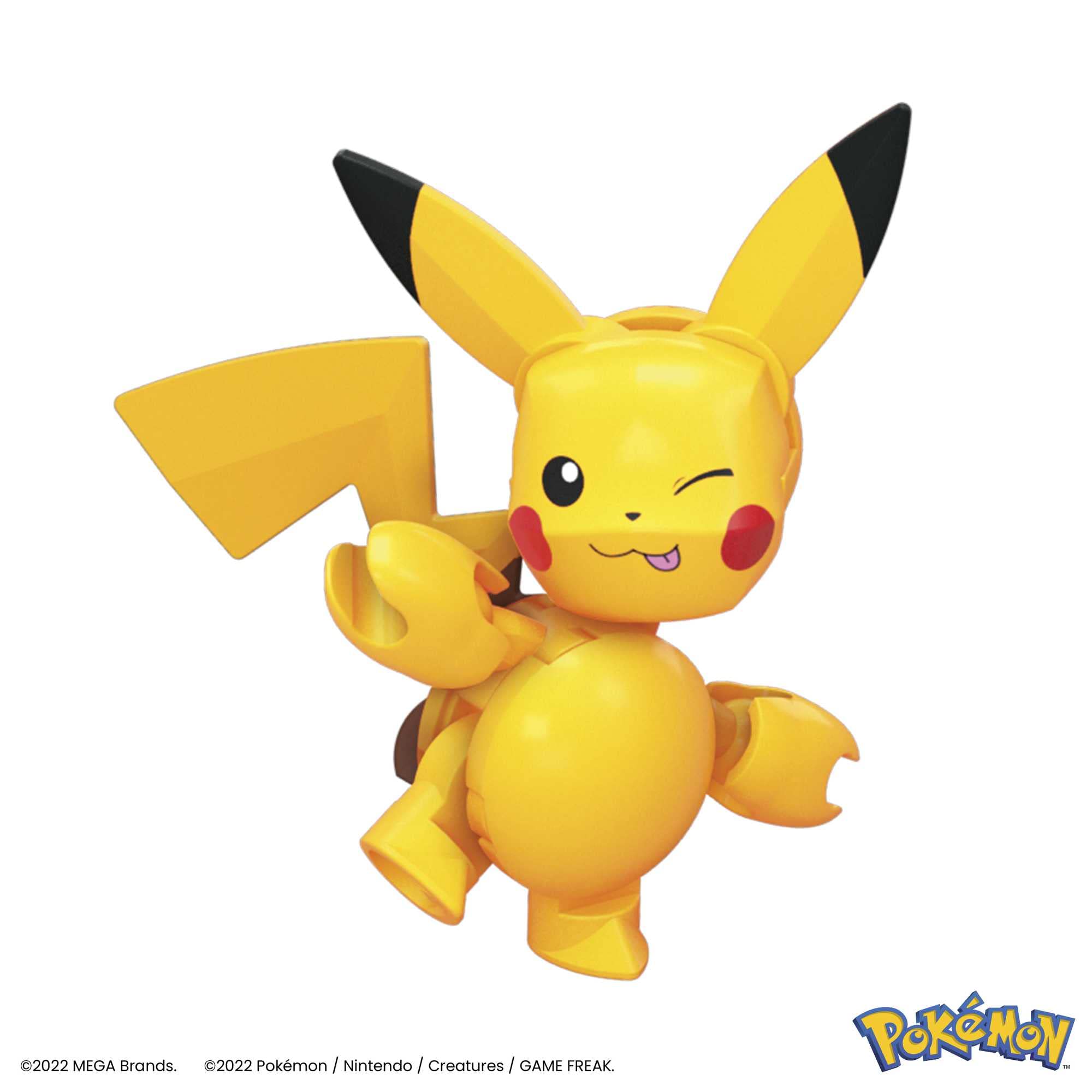 MEGA Pokémon Pikachu Evolution Building Set - 160-Piece Action Figure Playset for Kids 6+ 4