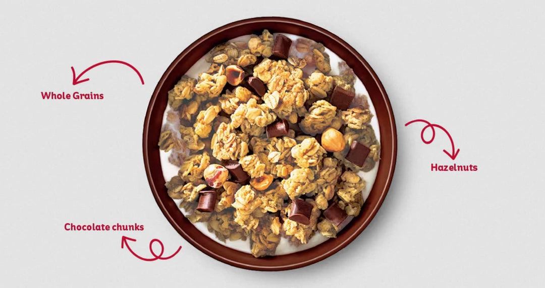 Kellogg's Crunchy Nut Hazelnut & Chocolate Granola Bag 380g