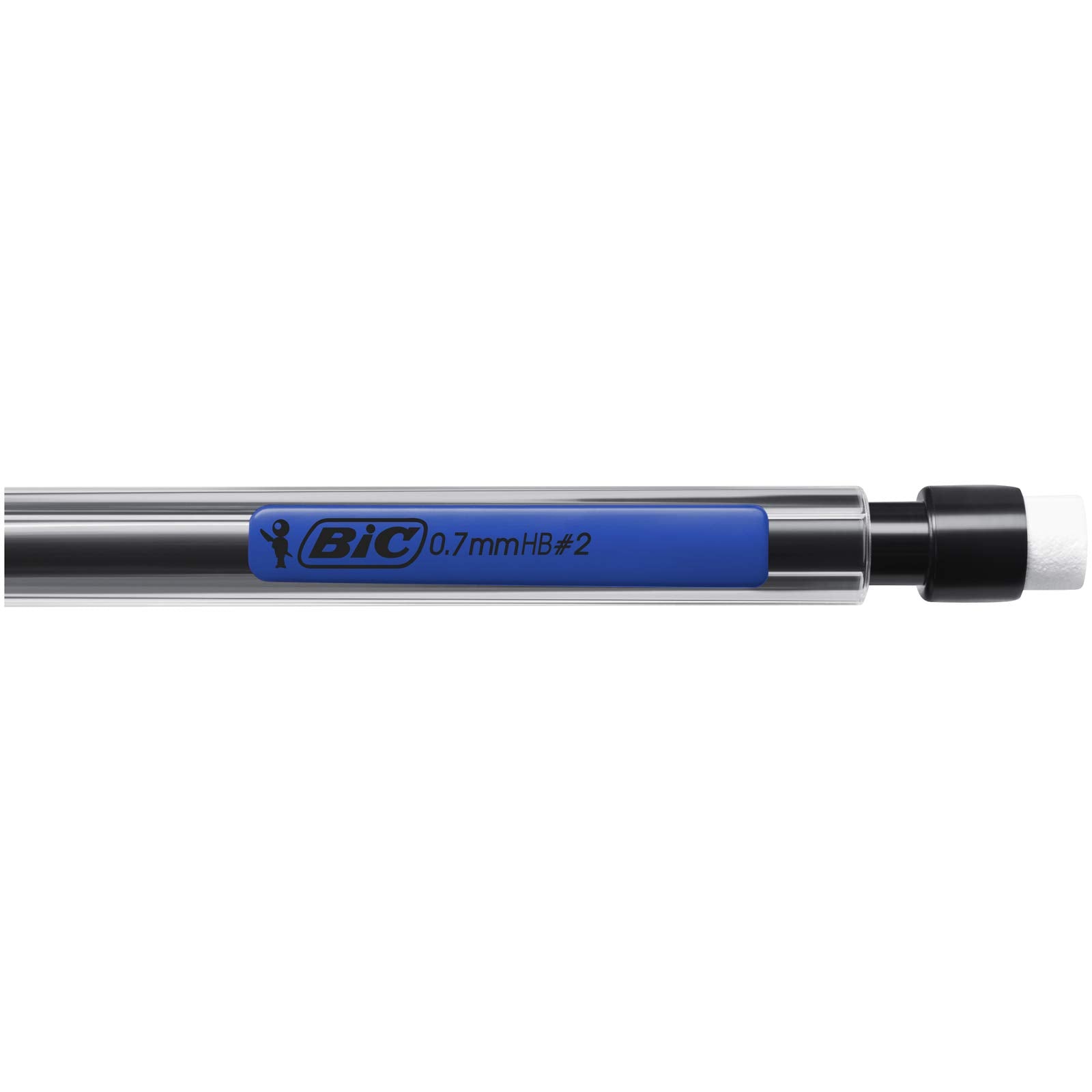 BIC Matic Original Mechanical Pencils - 0.7mm HB Lead, Pack of 12 | Includes Eraser & Refills 6