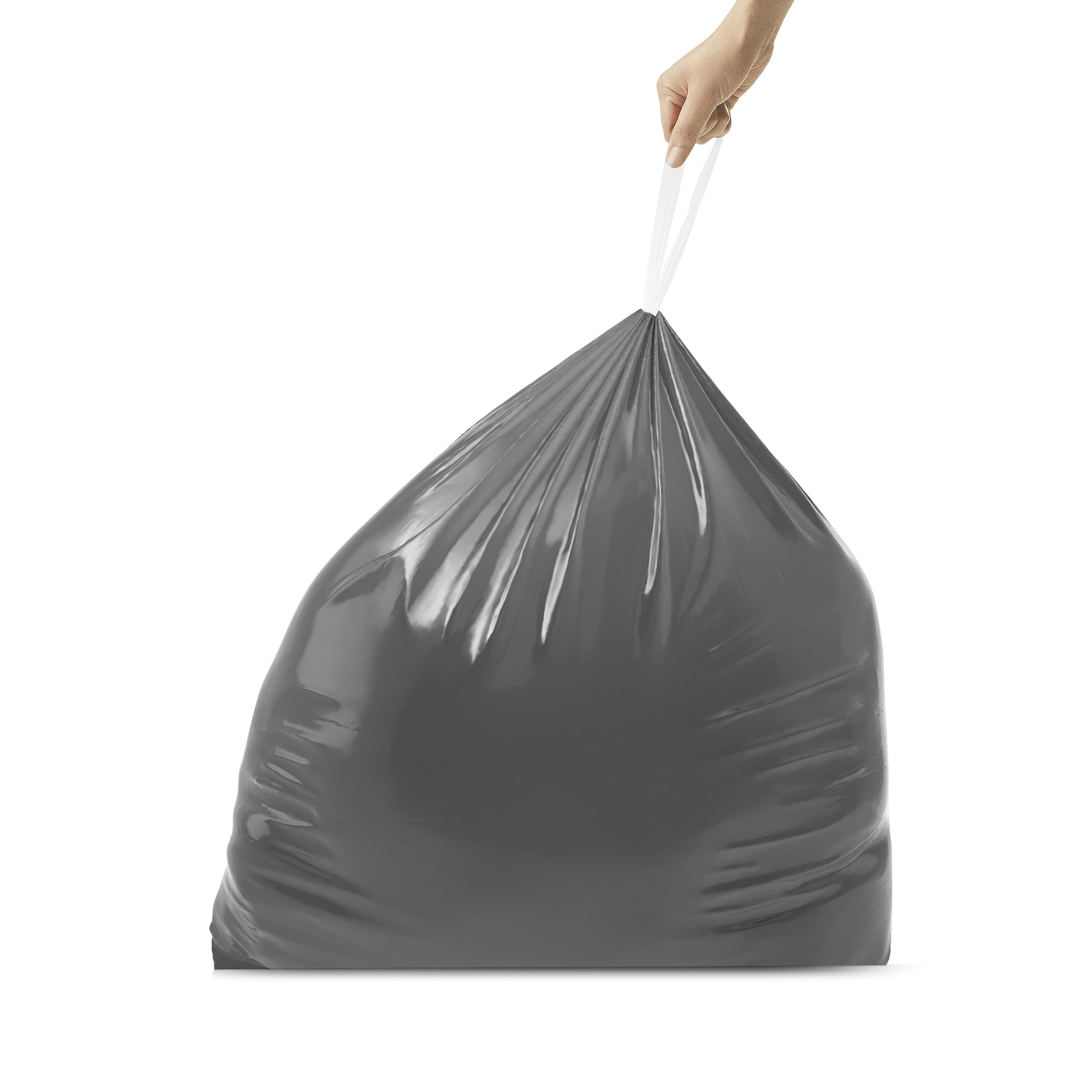simplehuman Code H Odorsorb Bin Liners - 40 Count, 30L Capacity, 50% Recycled Plastic