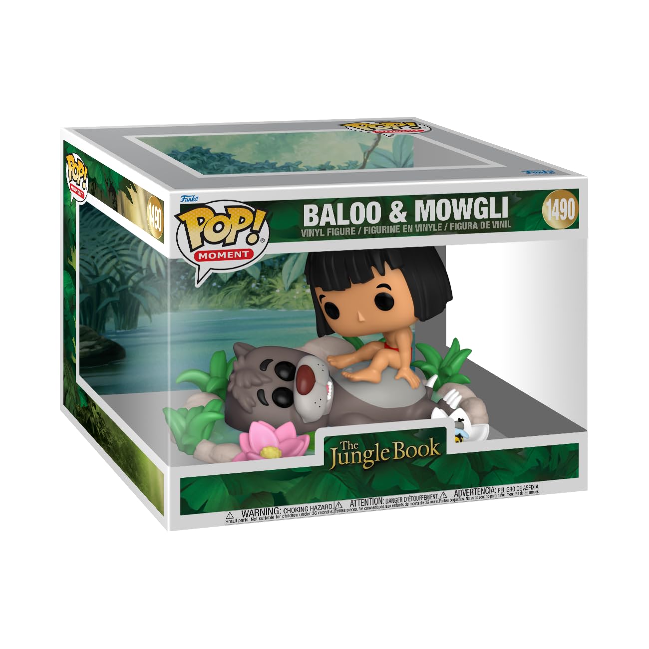 Funko Pop! Animation Das Dschungelbuch – Balu Bär &amp; Mogli Vinylfigur (Pop! Moment) 9