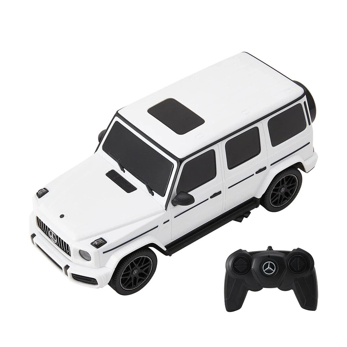 CMJ RC Cars Officially Licensed Mercedes Benz G63 AMG 1:24 Scale RC Car, White 2