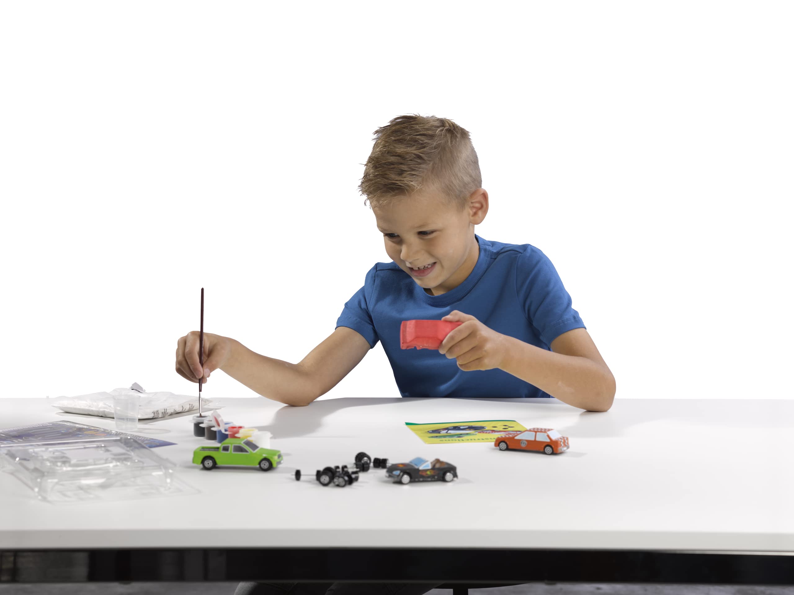 SES Creative 01401 Casting and Painting Cars Figure Kit | Ages 4-8 | Includes Plaster & 6 Paints 8