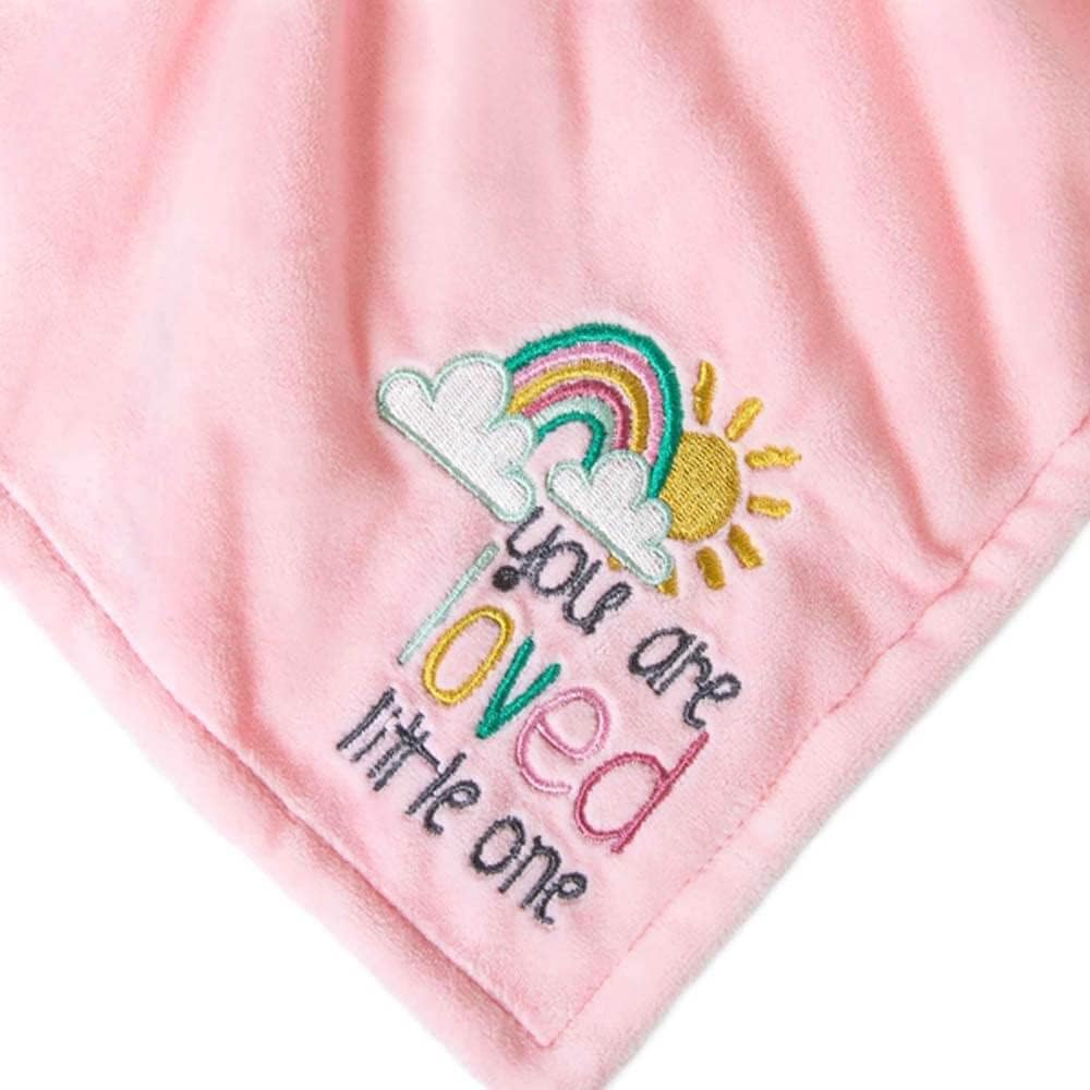 Tiny Tatty Teddy You Are Loved Baby Girl Comforter - Soft Plush Snuggle Toy for Newborns 2