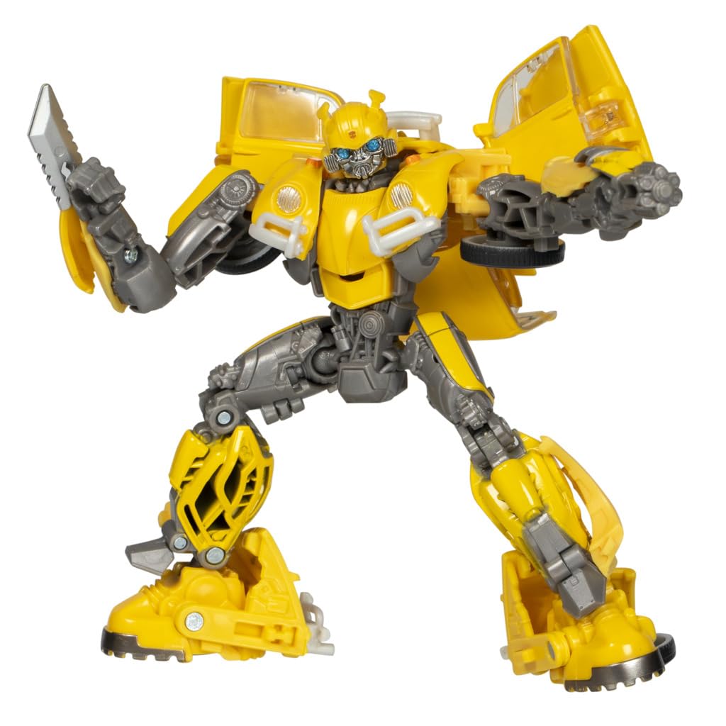Hasbro Transformers Studio Series Deluxe Class Bumblebee 117 Action Figure | 4.5-inch | 23 Steps 1