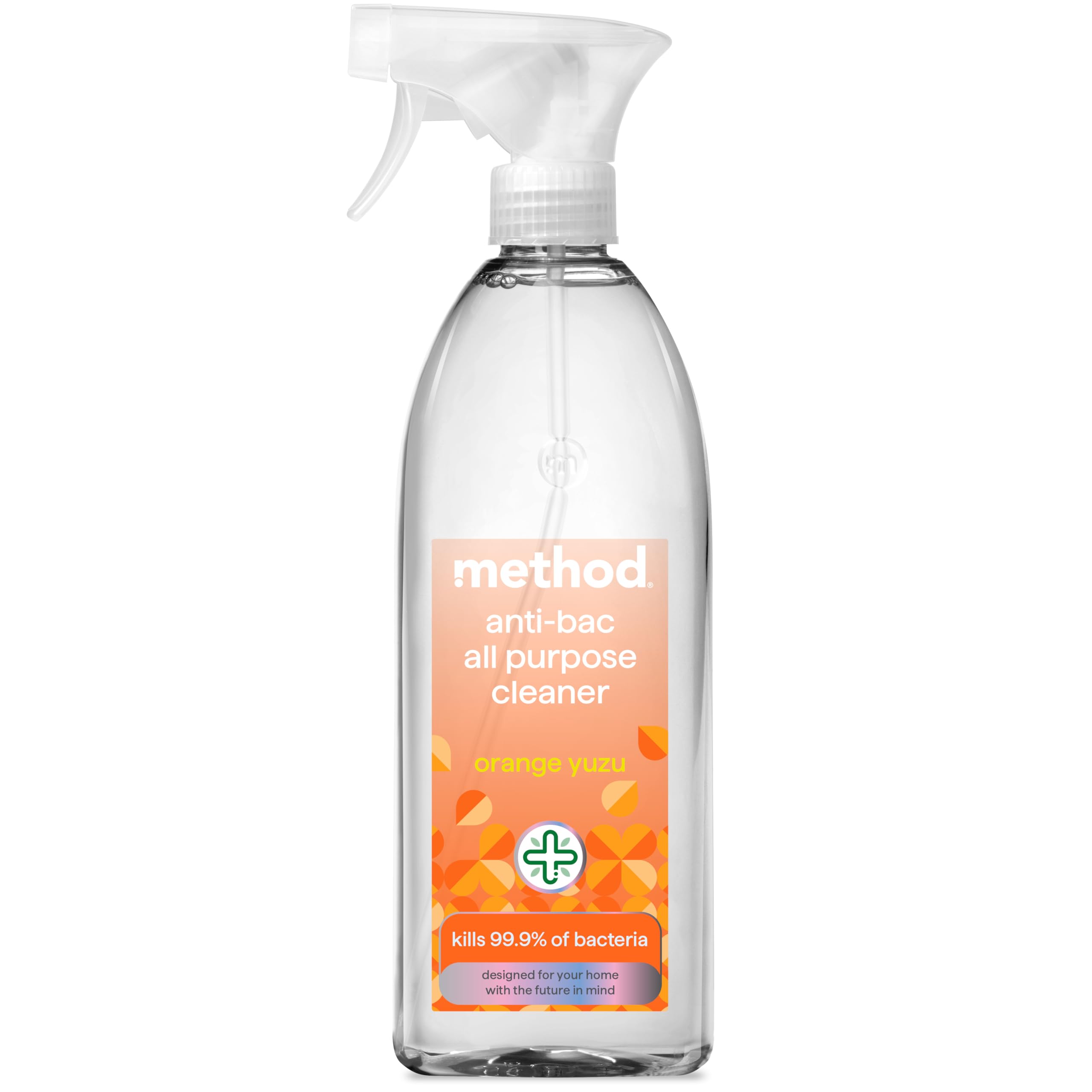 Method Antibacterial All Purpose Cleaner Spray - Kills 99.9% Bacteria | 828 ml Orange Yuzu