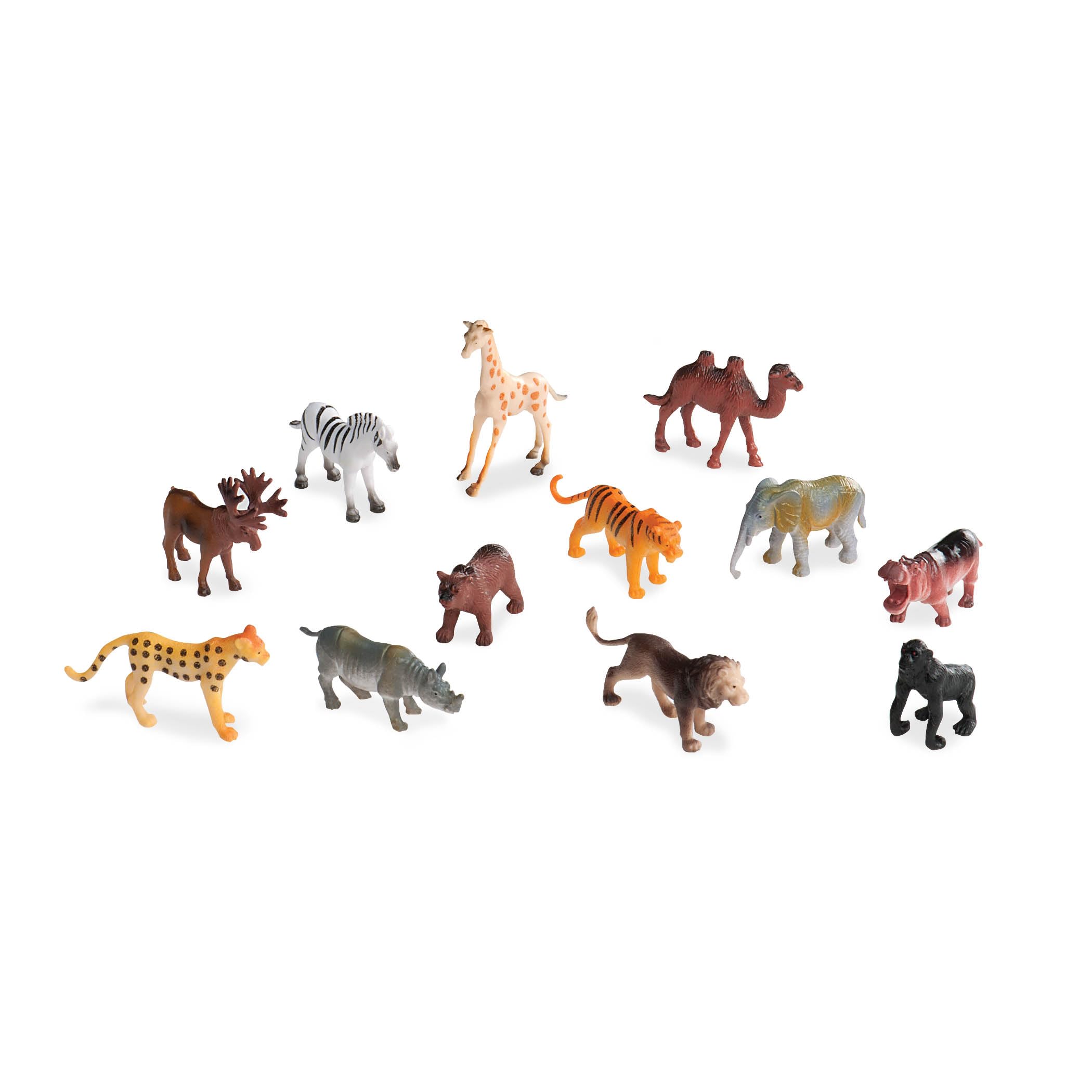 Terra by Battat - 60 Piece Wild Creatures Tube Miniature Animal Figurines | Ages 3+ 7