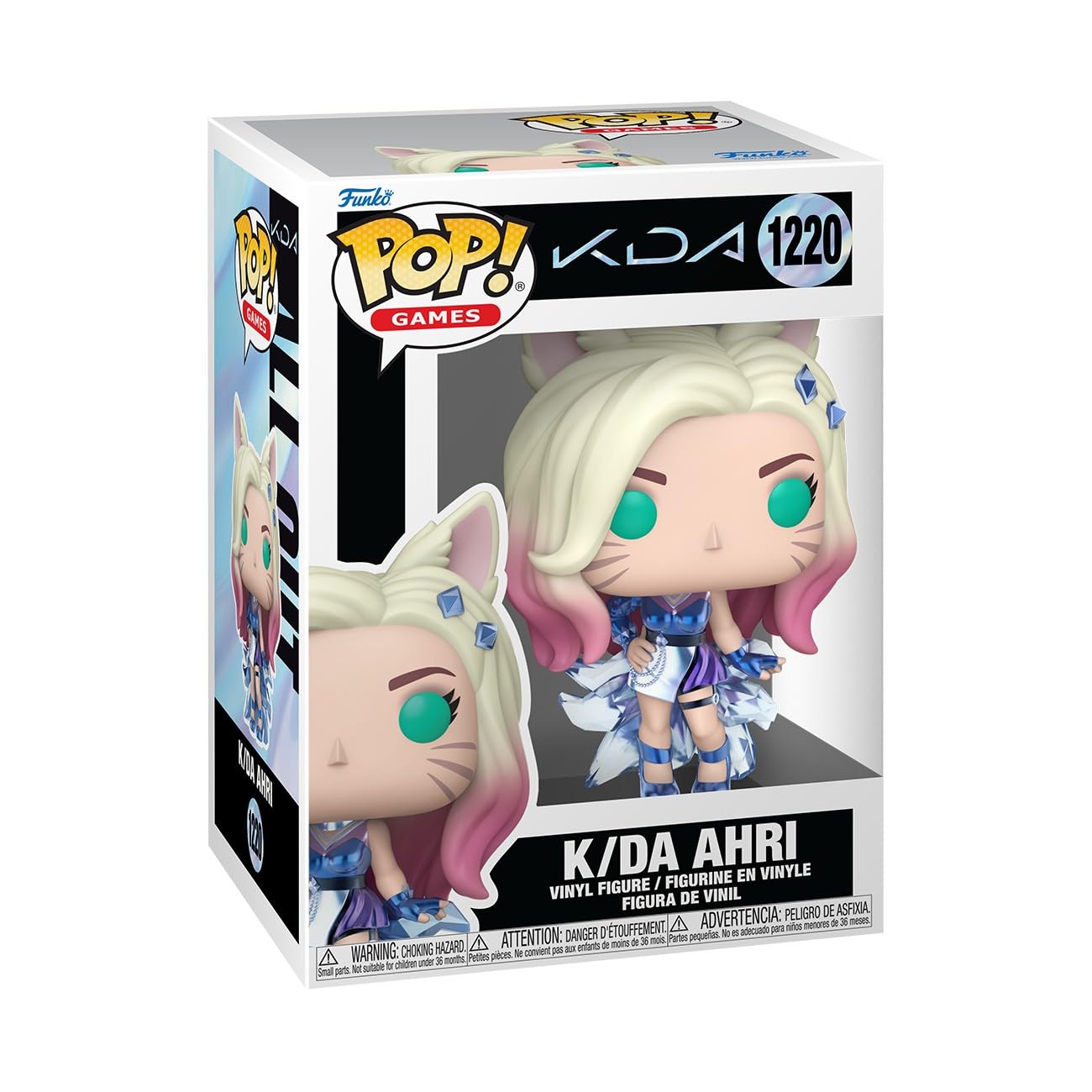 Funko League of Legends K/DA Ahri Chibi Vinyl Figure - 3.75 Inches 1