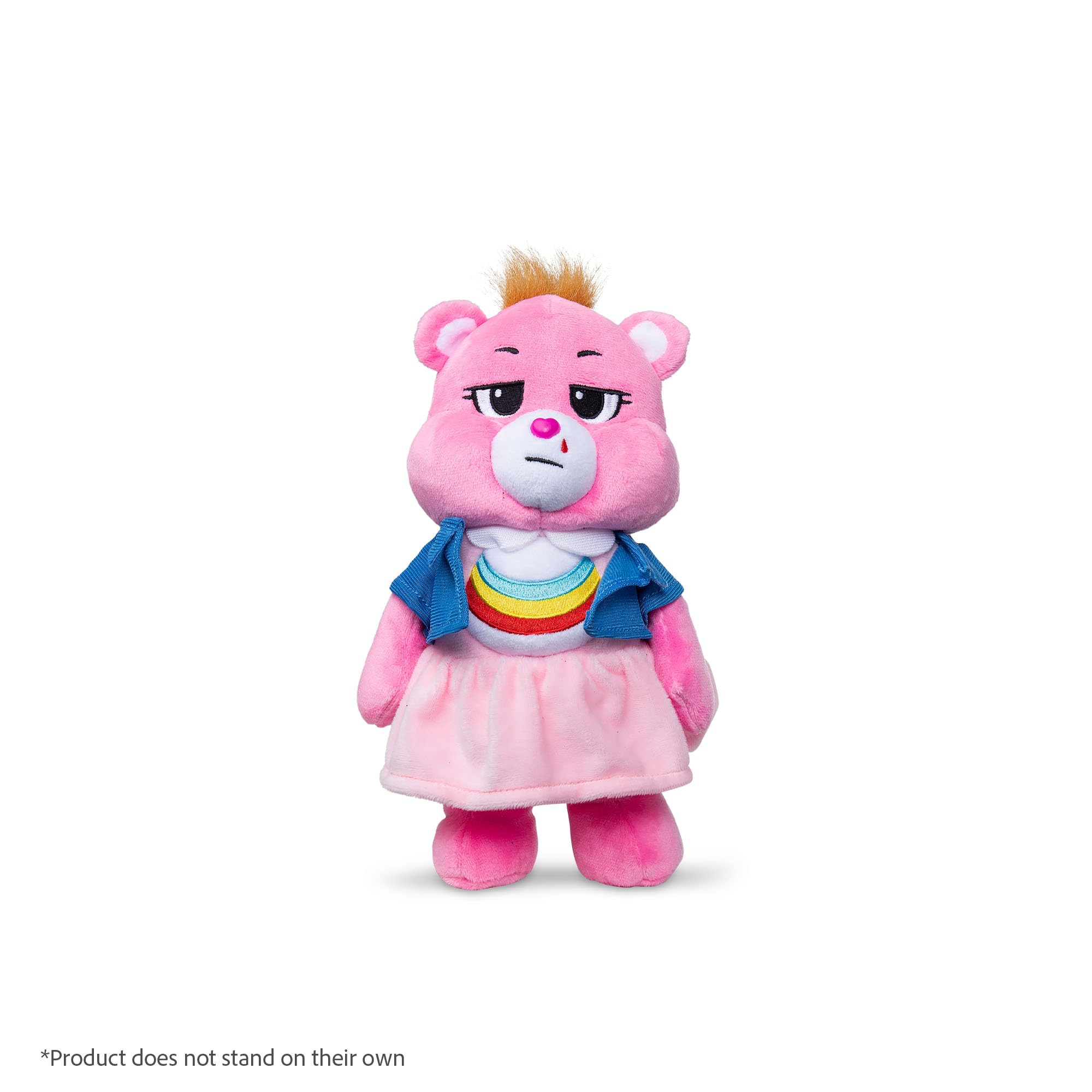 Care Bears Cheer Bear as Eleven Plush Toy - 22 cm | Stranger Things Collaboration | Ages 4+ 2
