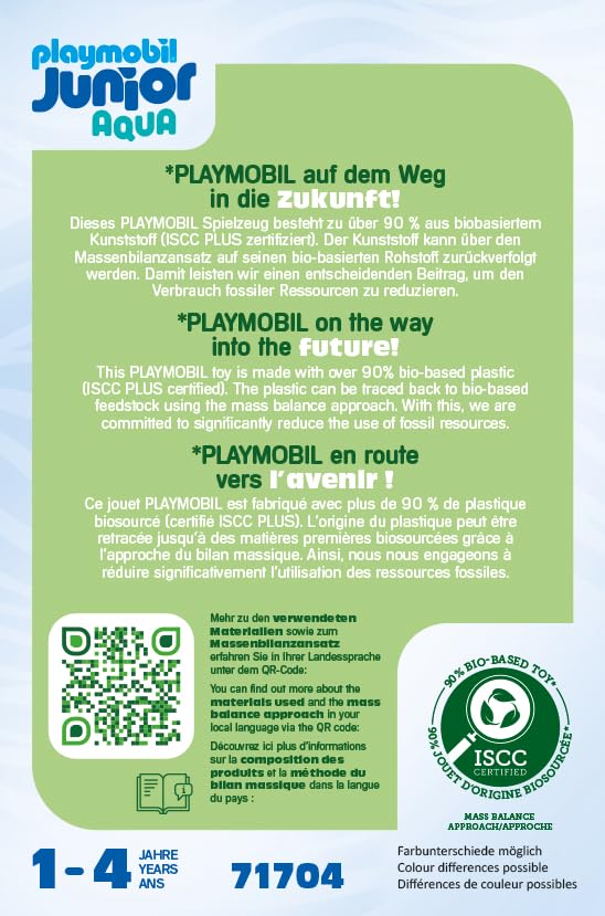 Playmobil JUNIOR Aqua & Disney Tigger's Boat Ride Playset | Ages 1+ | Sustainable Plastic 7