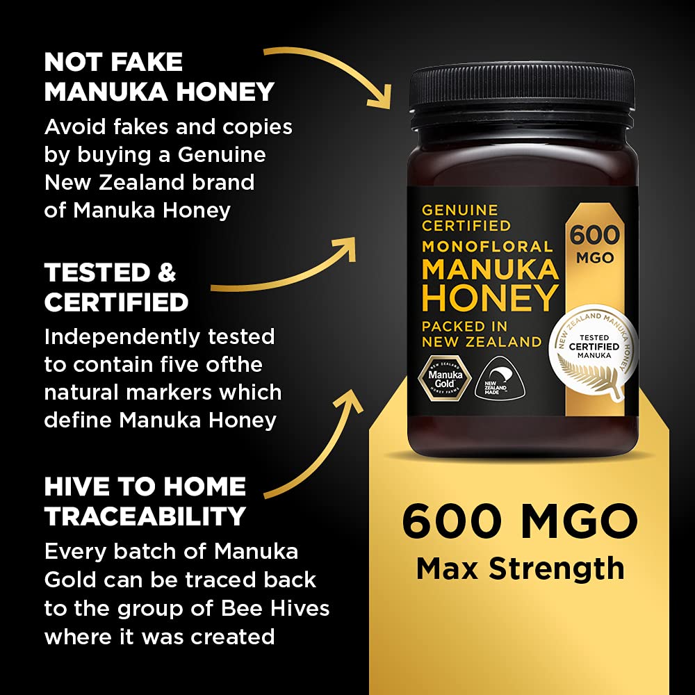 Manuka Gold 600 MGO Manuka Honey, 500 g 4