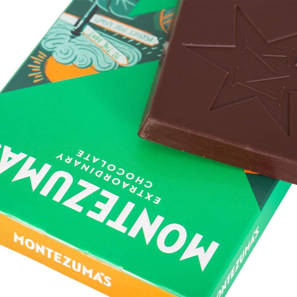 Montezuma - Royal Mint 74% Cocoa Dark Chocolate Bar, Organic Vegan Gluten-Free 90g 5