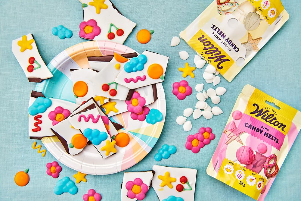 Wilton Candy Melts Yellow - Easy-Melt Sweet Creamy Flavour for Dipping & Molding | 125g 5