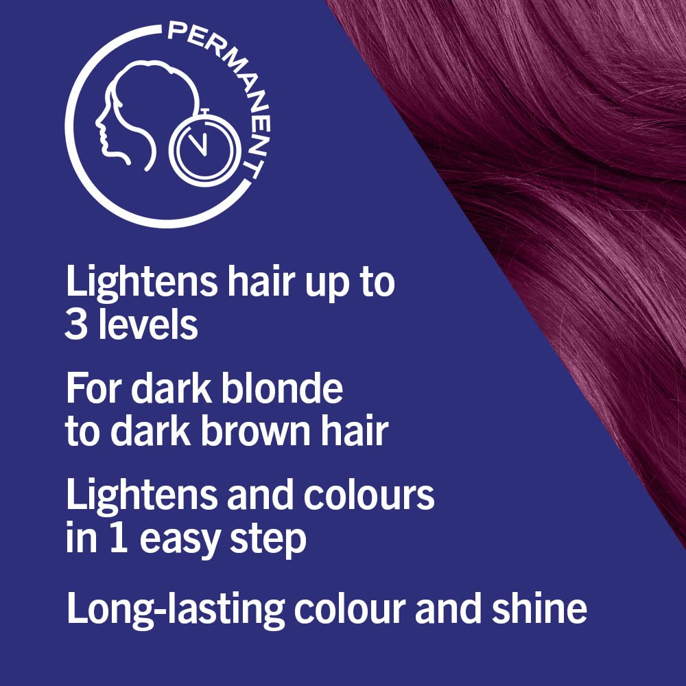 Schwarzkopf - LIVE Colour + Lift Ultra Violet Permanent Hair Dye L76 (100g) 3