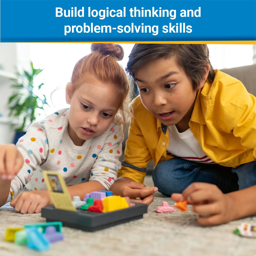 ThinkFun Rush Hour Traffic Jam Logic Game - 40 Challenges | Ages 8+ | Portable