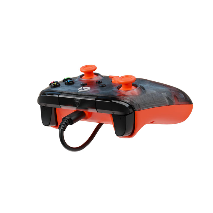 Turtle Beach Rematch Core Wired Gaming Controller for Xbox & PC - Orange and Ghost Black Camo