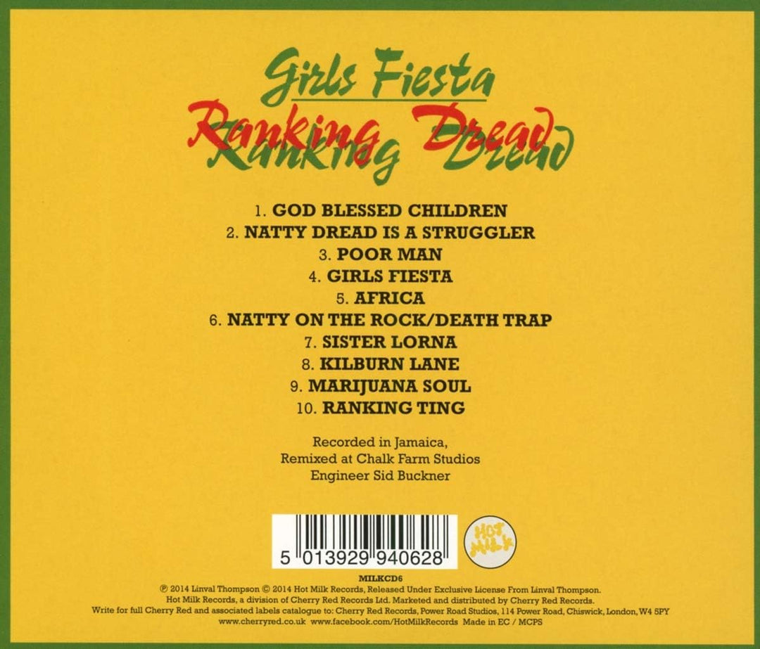 Ranking Dread - Girls Fiesta [Audio CD]
