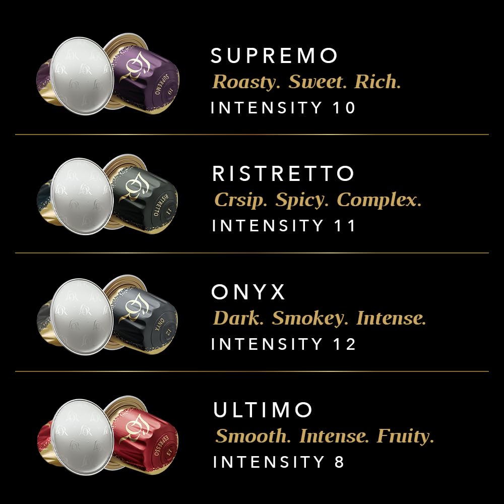 L'OR Espresso Intense Variety Box - 40 Recyclable Coffee Pods for Nespresso®* Compatible Machines 3