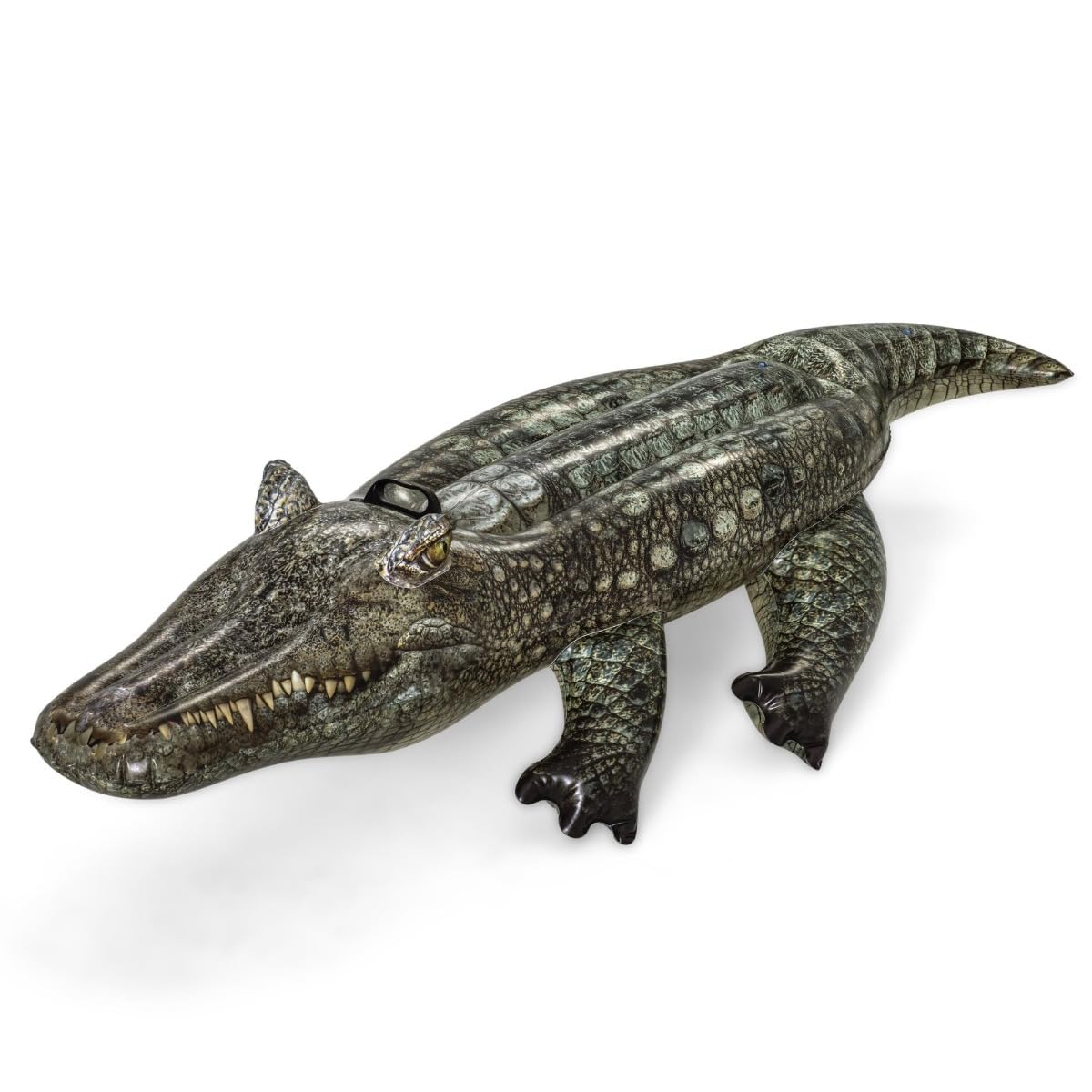 Bestway Crocodile Inflatable Ride-On Pool Float - Realistic Design | 184cm x 78cm | Ages 3+ 1