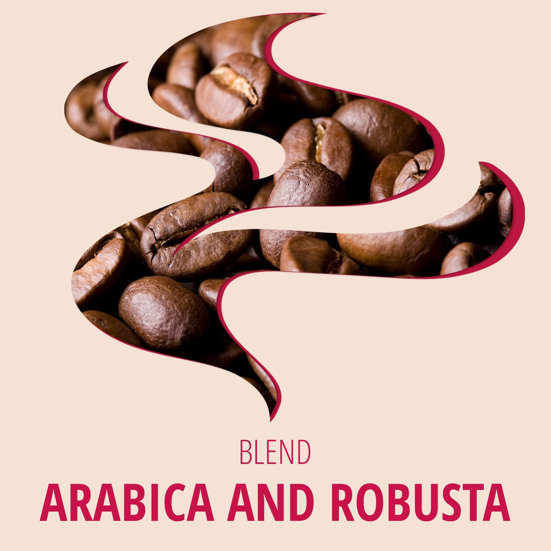 Lavazza Caffè Crema Classico - Roasted Whole Coffee Beans with Chocolate and Wood Notes