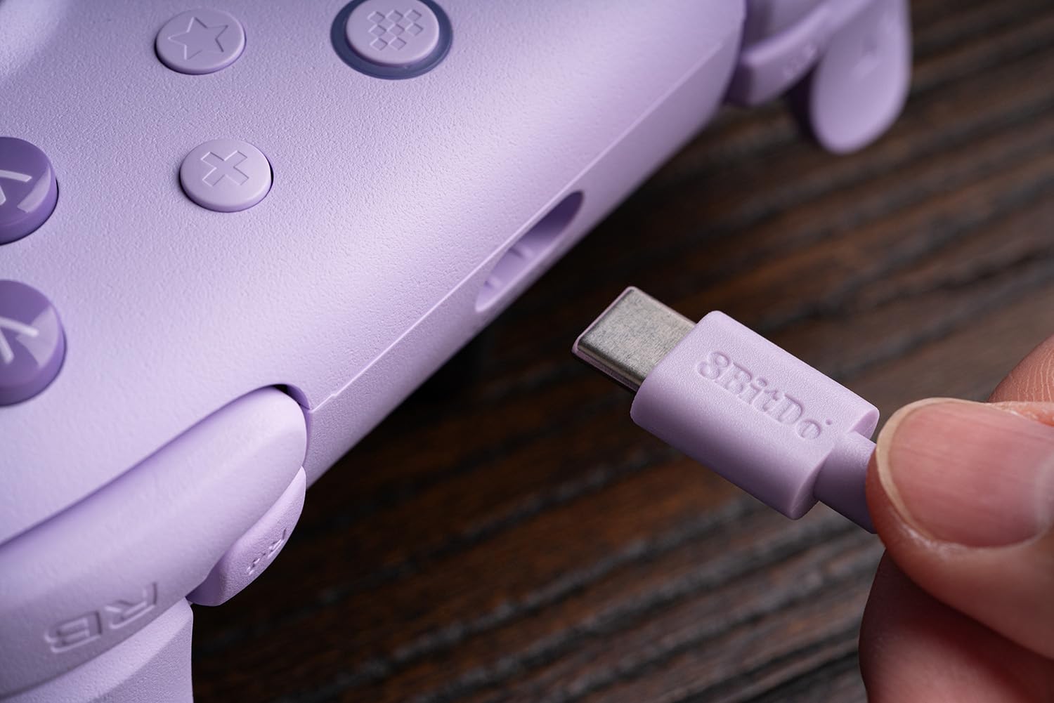 8Bitdo Ultimate 2C Wired Controller for PC & Android - 1000Hz Polling Rate, Hall Effect Joysticks 4