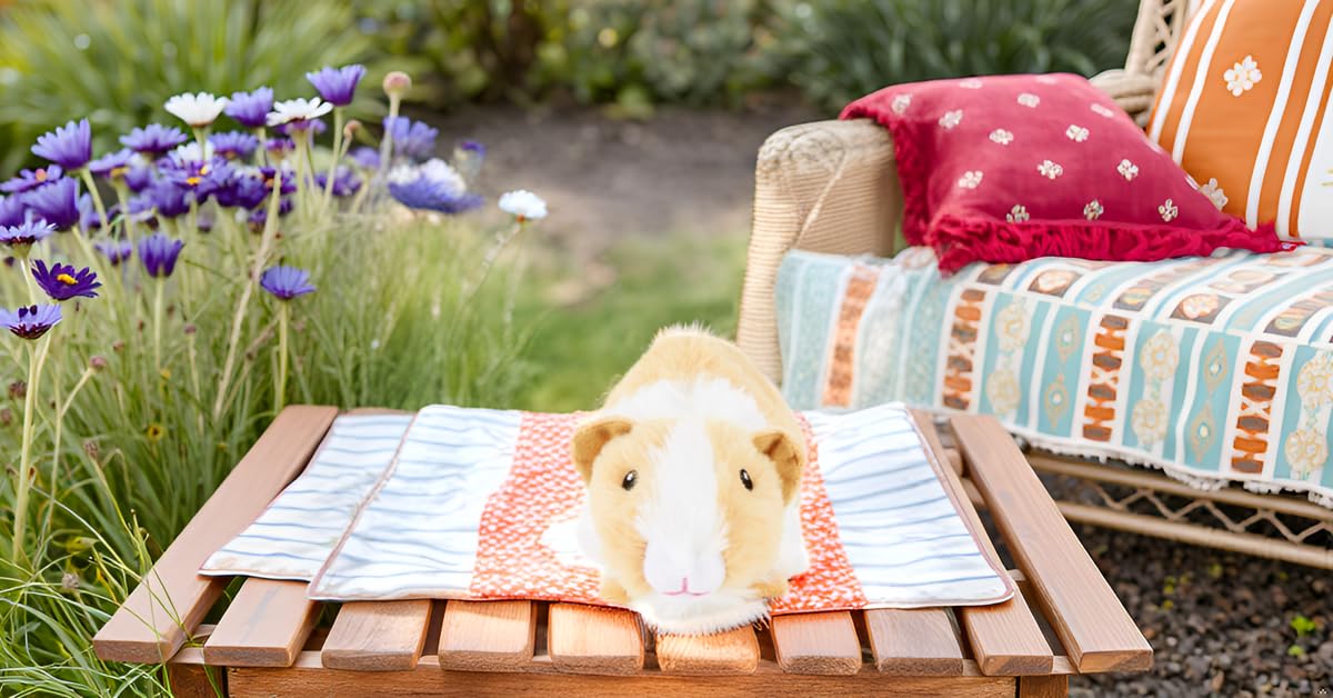 Zappi Co Recycled Plush Guinea Pig - Eco-Friendly Stuffed Animal for Kids 0-15 Years 4