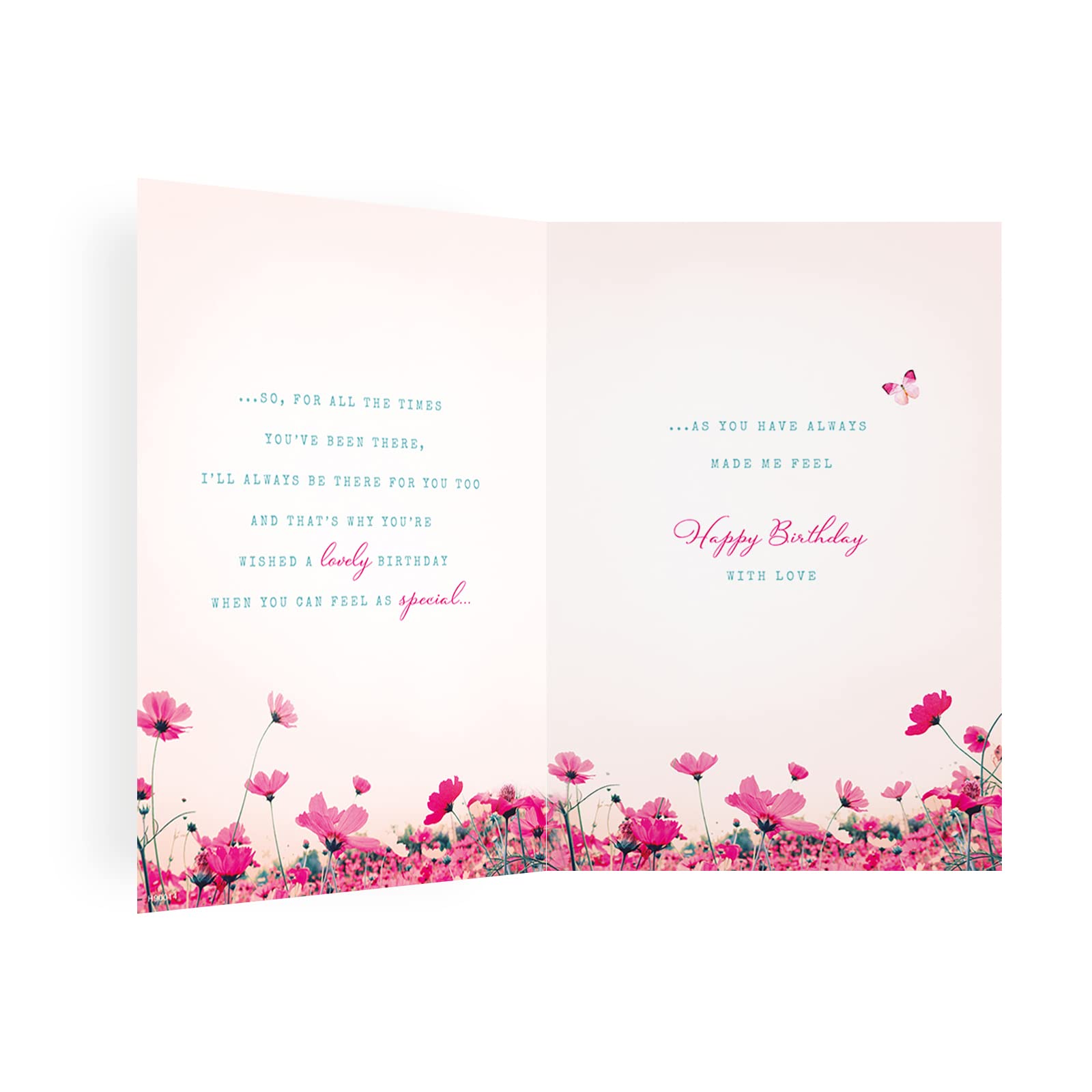 Piccadilly Greetings Avant Garde Studios Birthday Card for Nan | 9 x 6 inches | Peach 2