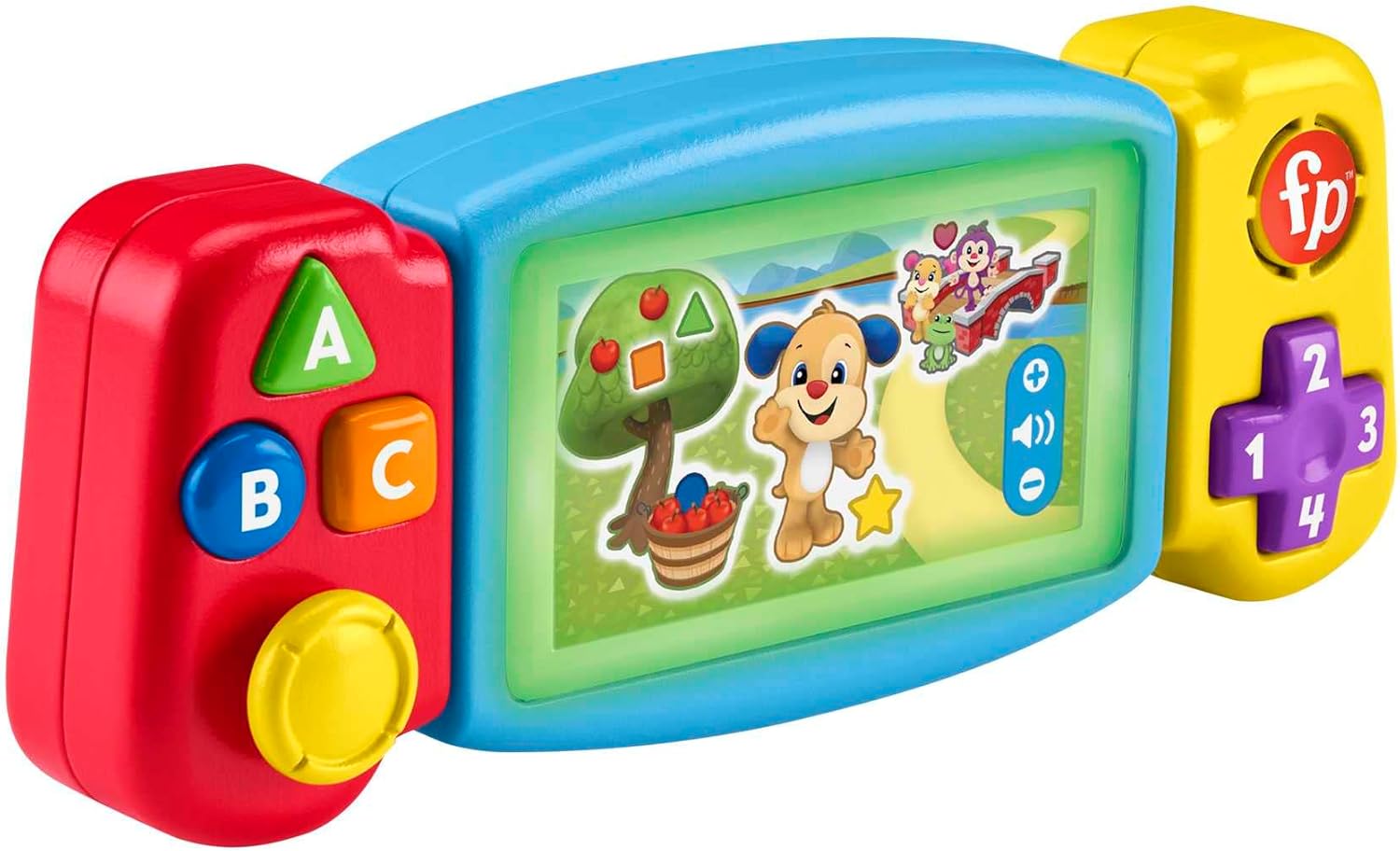 Fisher-Price Laugh & Learn Pretend Video Game Toddler Toy with Lights, Sounds & Learning Activities 2