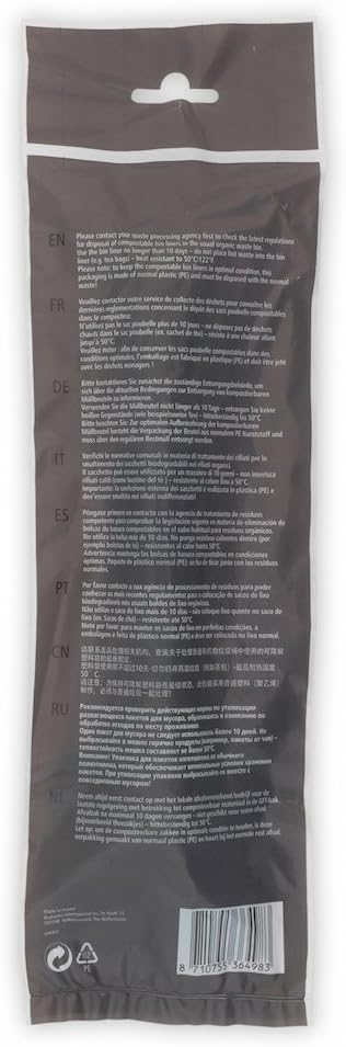 Brabantia - Food Waste Caddy Compostable Bin Liners 10 L (Code K, 10 Pack)