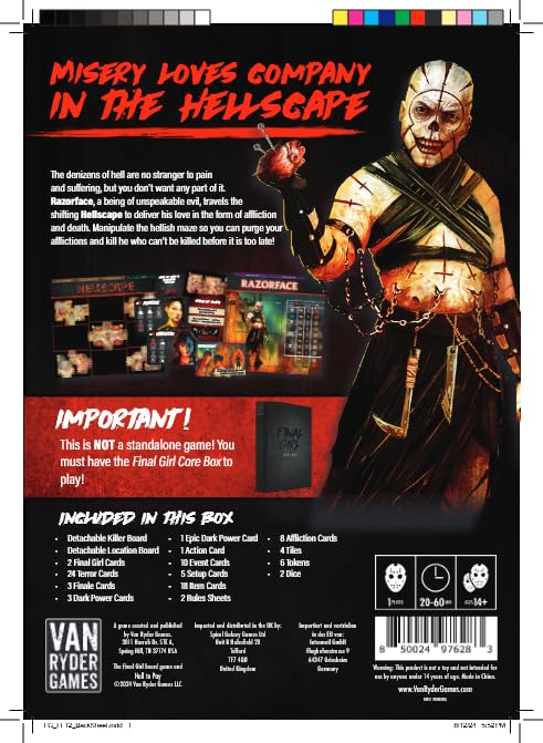 Van Ryder Games Final Girl: Hell to Pay Feature Film Box | Solo Play | 1 Player | 20 Min 5