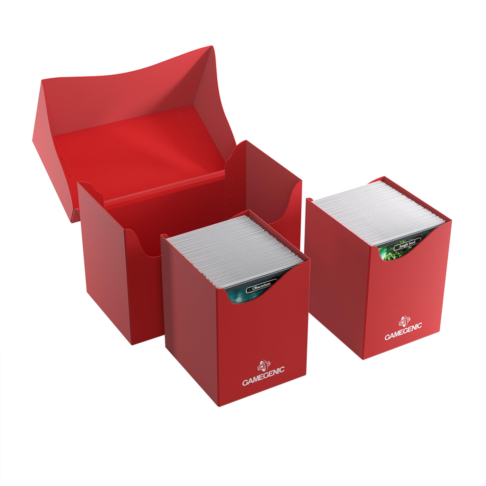 Gamegenic Double Deck Holder 200+ XL Rote Kartenaufbewahrungsbox 4
