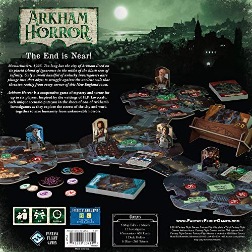Fantasy Flight Games Arkham Horror Third Edition Base Game