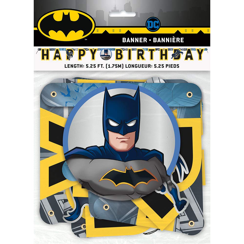 Unique Batman Large Jointed Banner - Gold & Black Design | 160.02 cm x 162.56 cm 3
