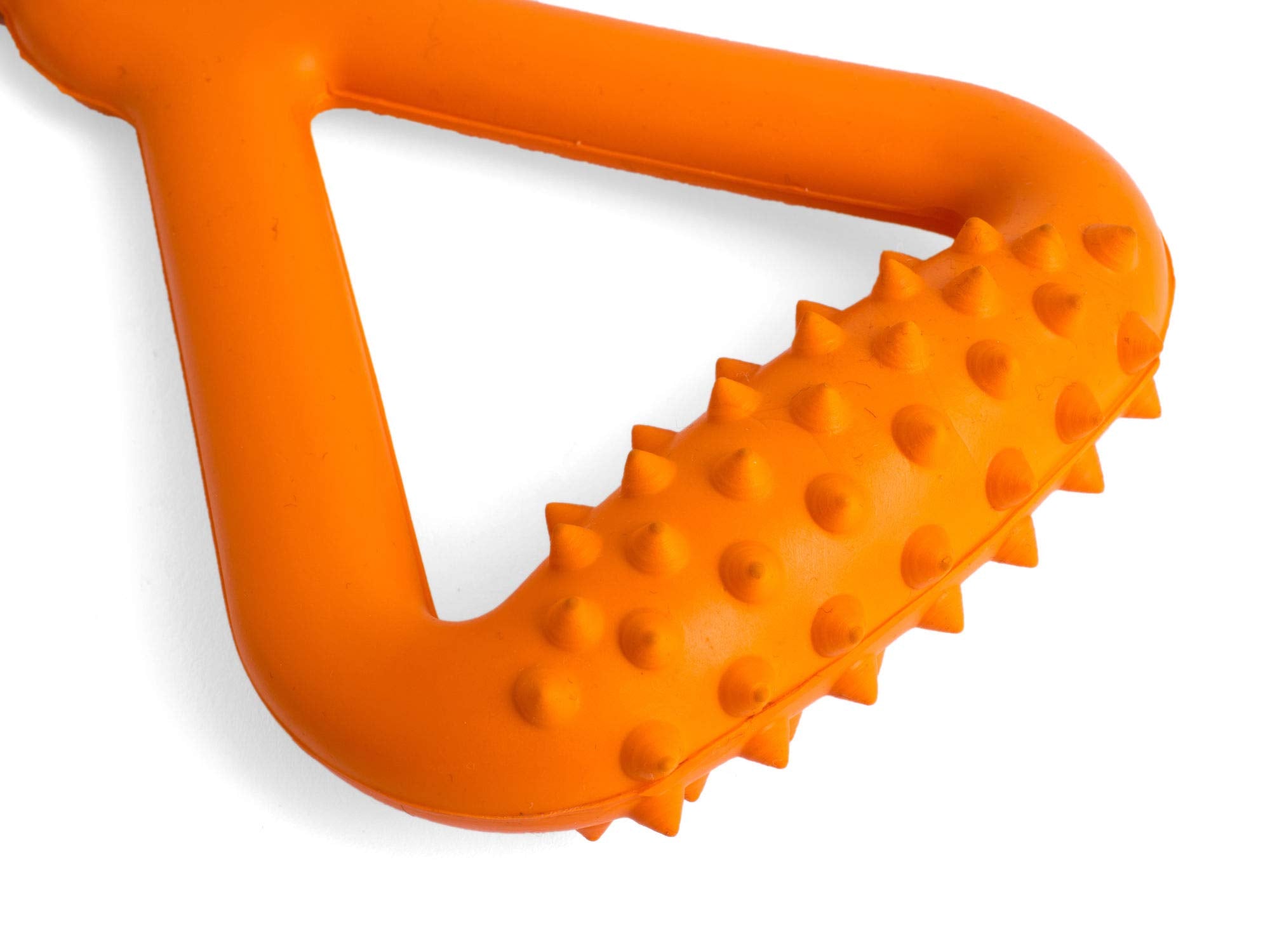 Petface Seriously Strong Rubber Extreme Tugger Chew Toy for Dogs | Durable Orange Rubber | 1 Count