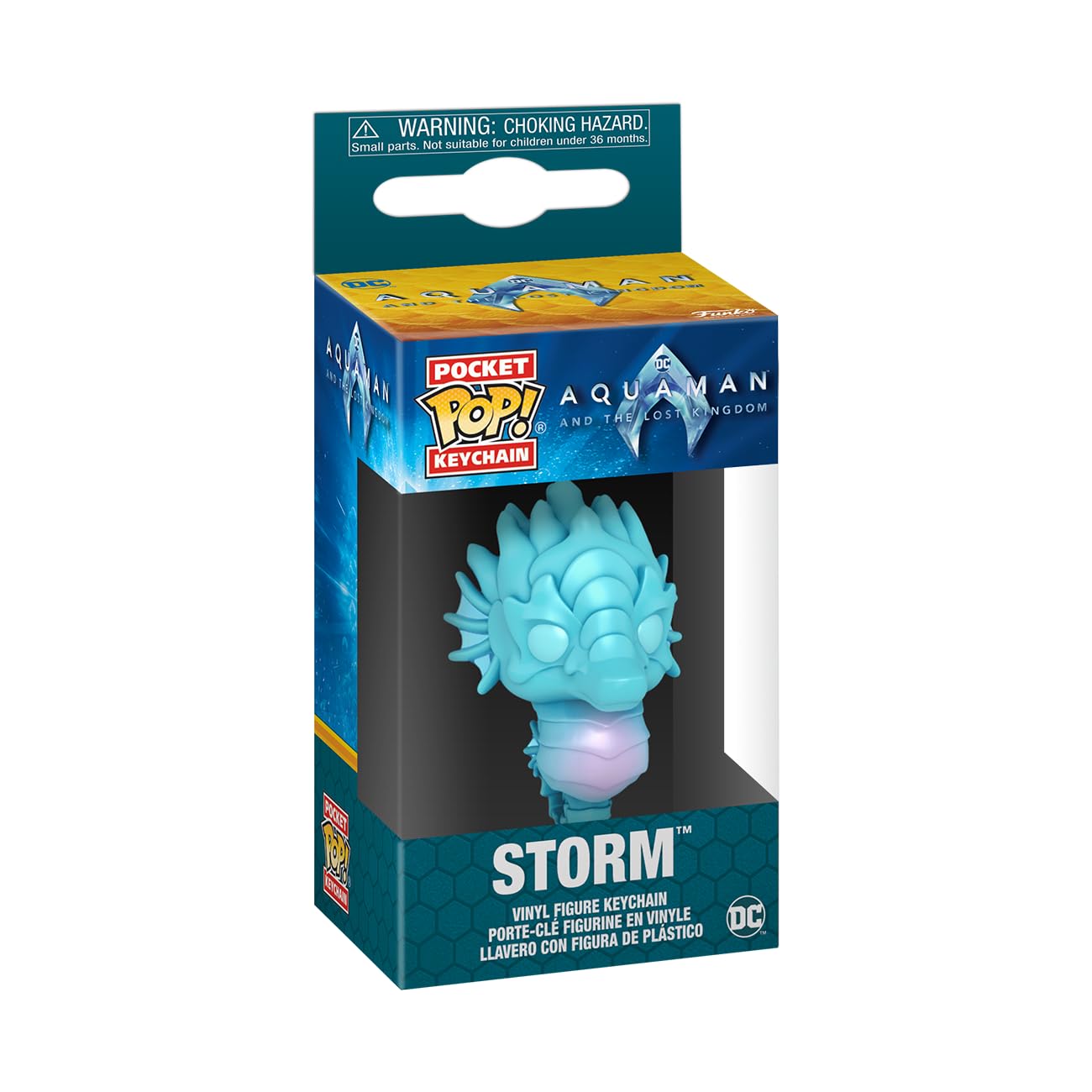 Funko Pop! Keychain DC - Aquaman Storm Mini Figure | Vinyl | Multicolor