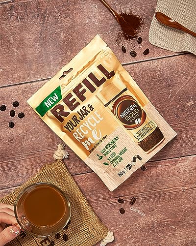 NESCAFÉ Gold Blend Refill 150g - Premium Instant Coffee (Pack of 5)