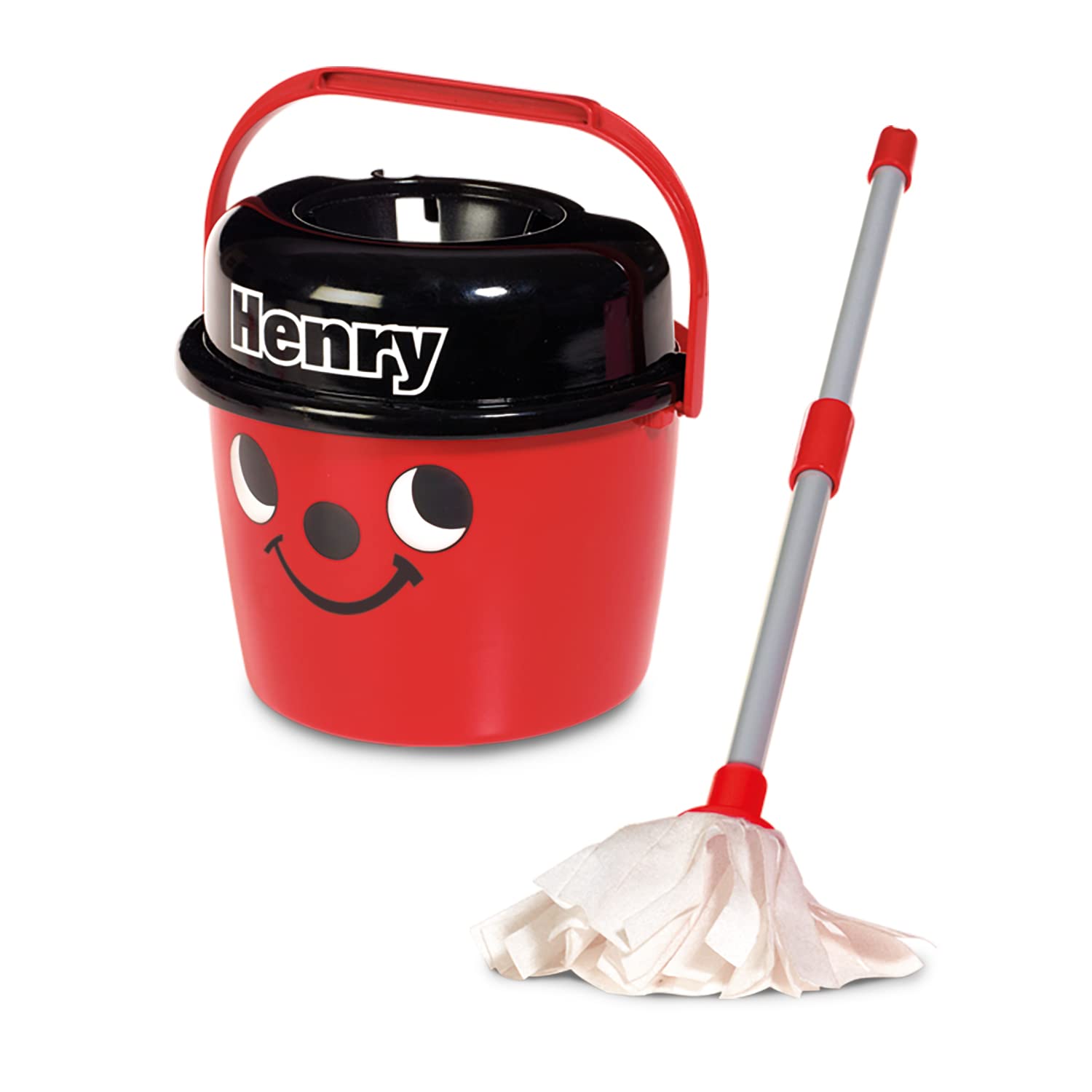 Casdon Henry Mop & Bucket - Branded Pretend Play Cleaning Set for Kids 3+ 1