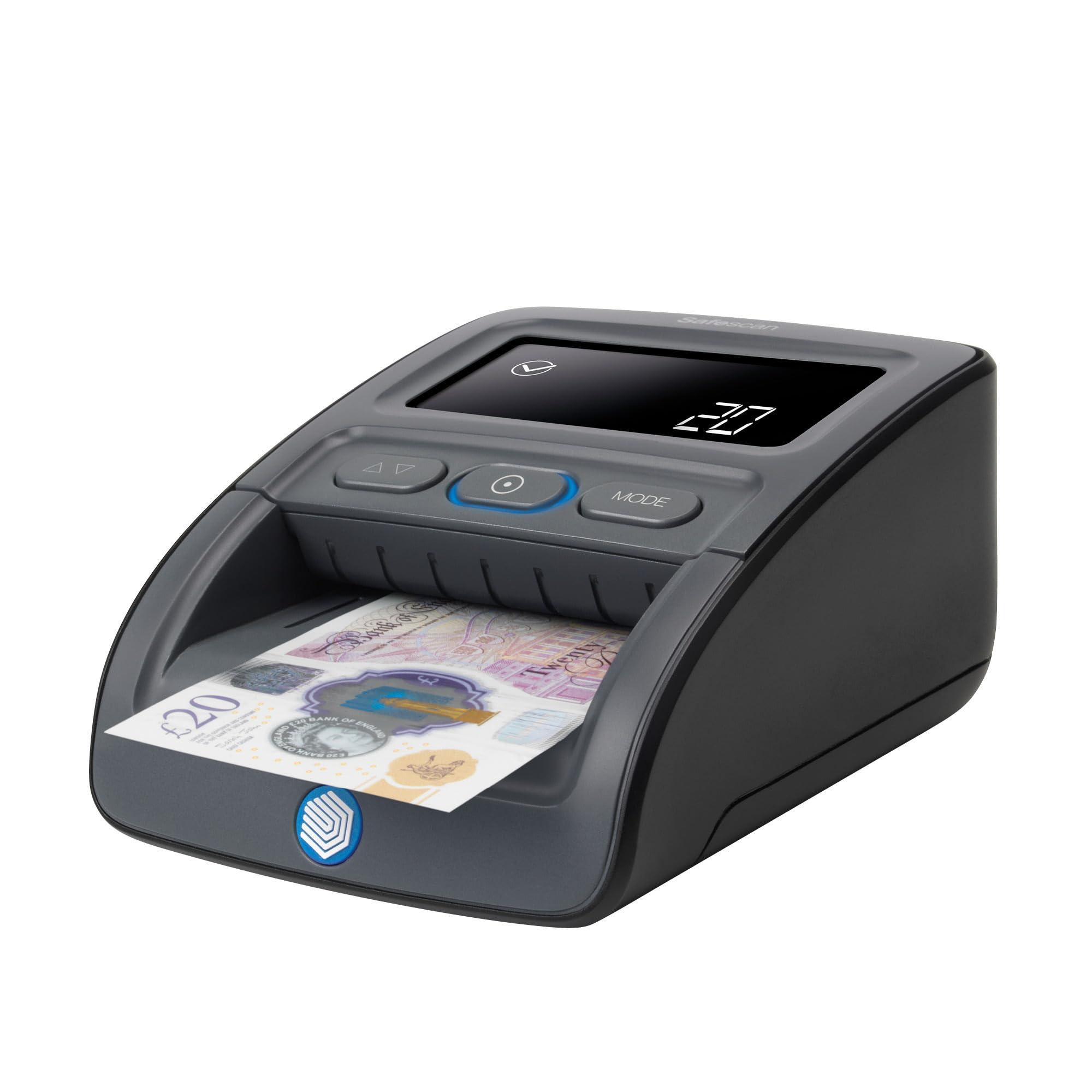 Safescan 155-S Automatic Counterfeit Money Detector | Verifies GBP, EUR, SCT, NIR | Compact POS Design