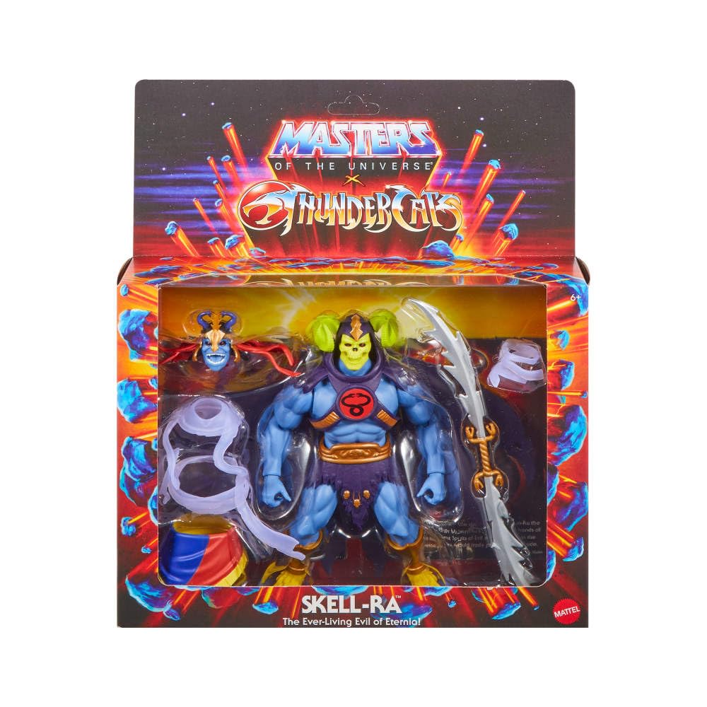 Masters of the Universe Origins X ThunderCats Skell-Ra Action Figure - 5.5-Inch Scale, 16 Joints, Swappable Armor & Heads 6