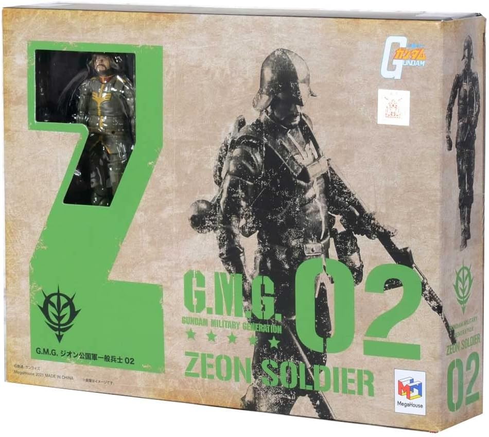 Megahouse Mobile Suit Gundam figurine G.M.G. Principality of Zeon Army Soldier 0