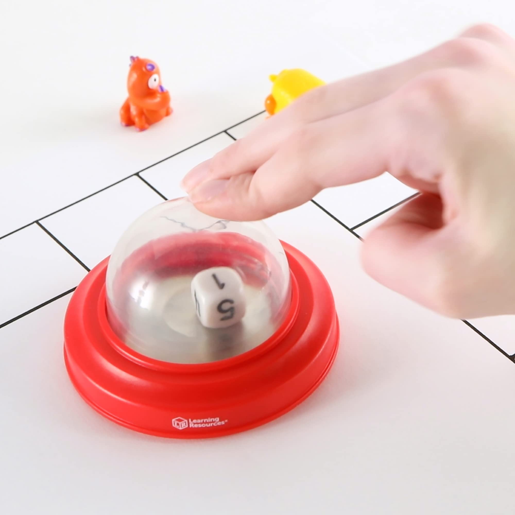 Learning Resources Dice Poppers Set (2 Pack) - Fun Dice Rolling for Early Math Skills