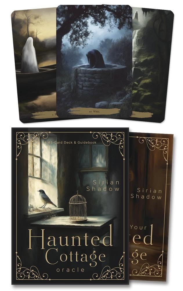 LLEWELLYN Haunted Cottage Oracle: A 45-Card Deck and Guidebook by Sirian Shadow 1