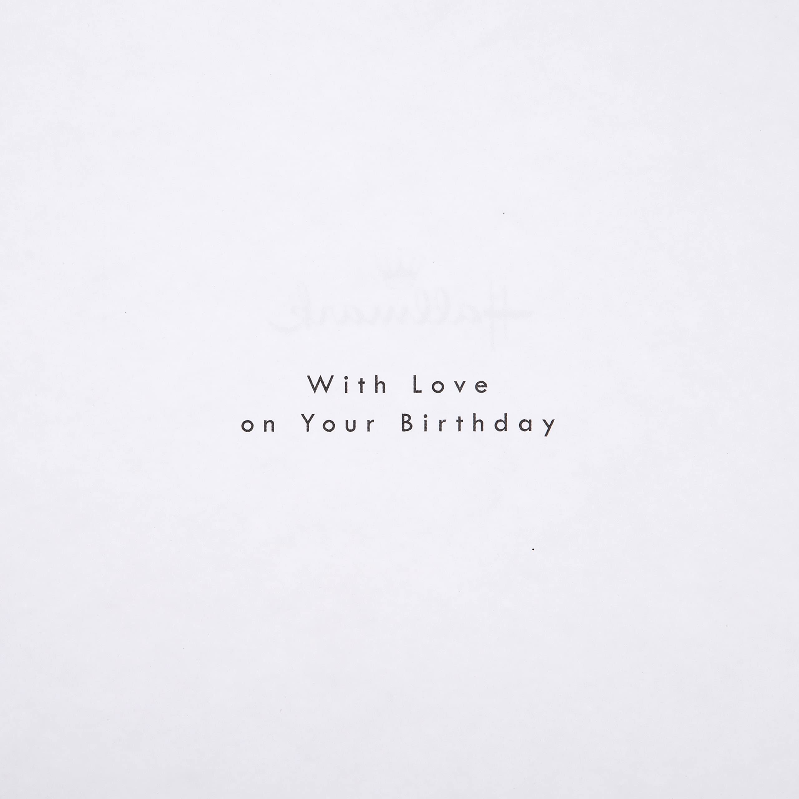 Hallmark Birthday Card for Niece - Large Size with Silver Foil & 3D Attachment 3
