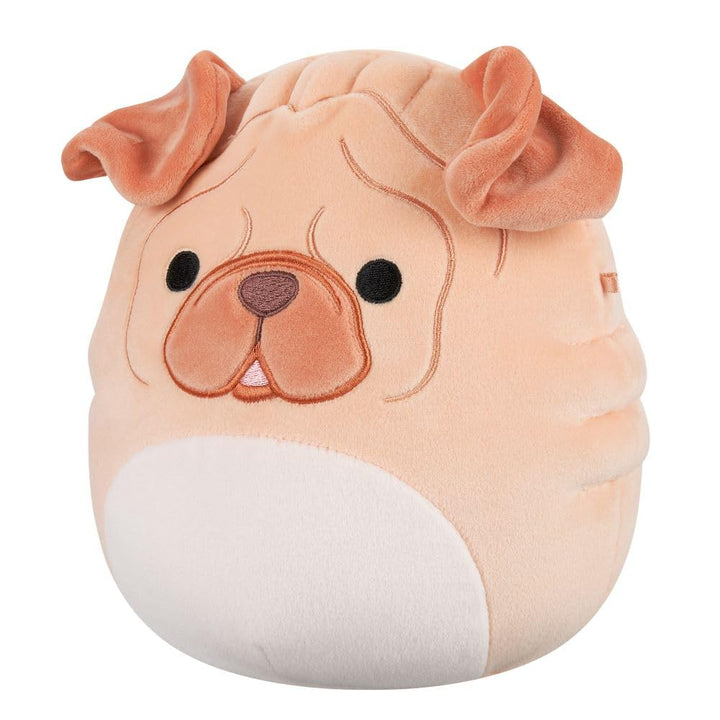 Squishmallows Morton the Brown Shar Pei Plush - Tan 7.5-Inch Stuffed Animal