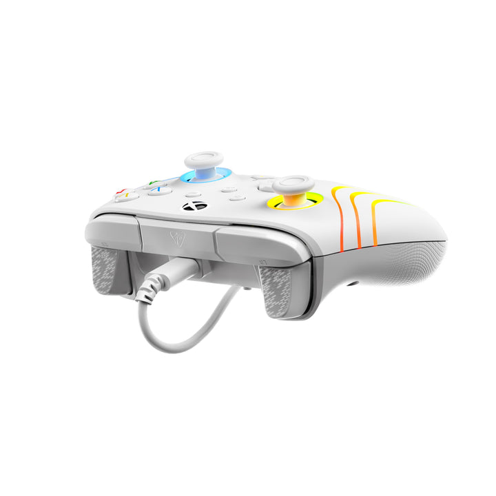 Turtle Beach Afterglow Wave White Wired RGB Gaming Controller for Xbox & PC
