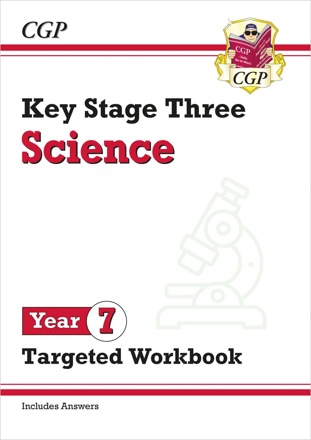 CGP KS3 Science Targeted Workbook - Year 7 Biology, Chemistry & Physics Practice | Paperback