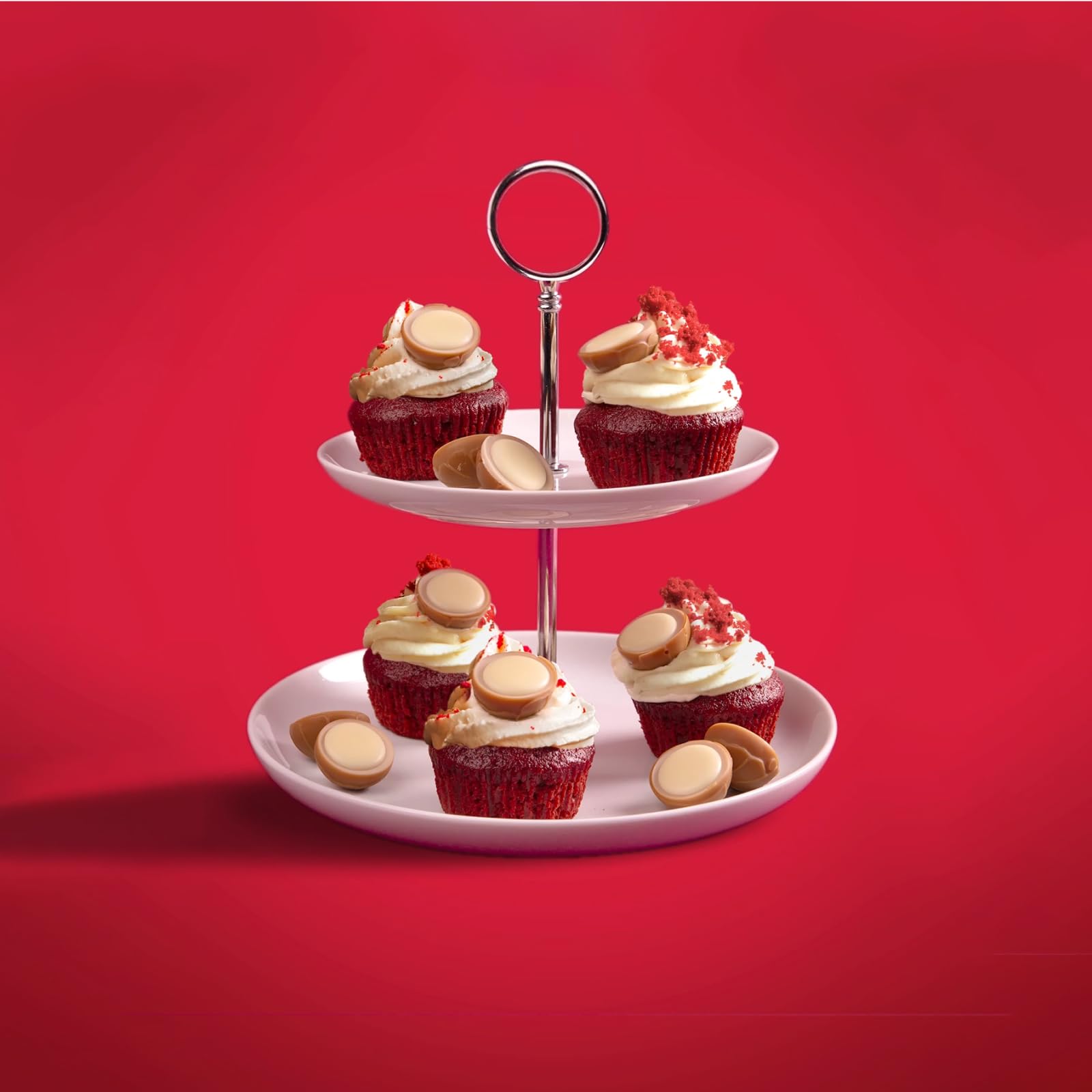 Toffifee White Chocolate Chewy Caramel Cups with Hazelnut & Smooth White Chocolate - 15 Pieces 4